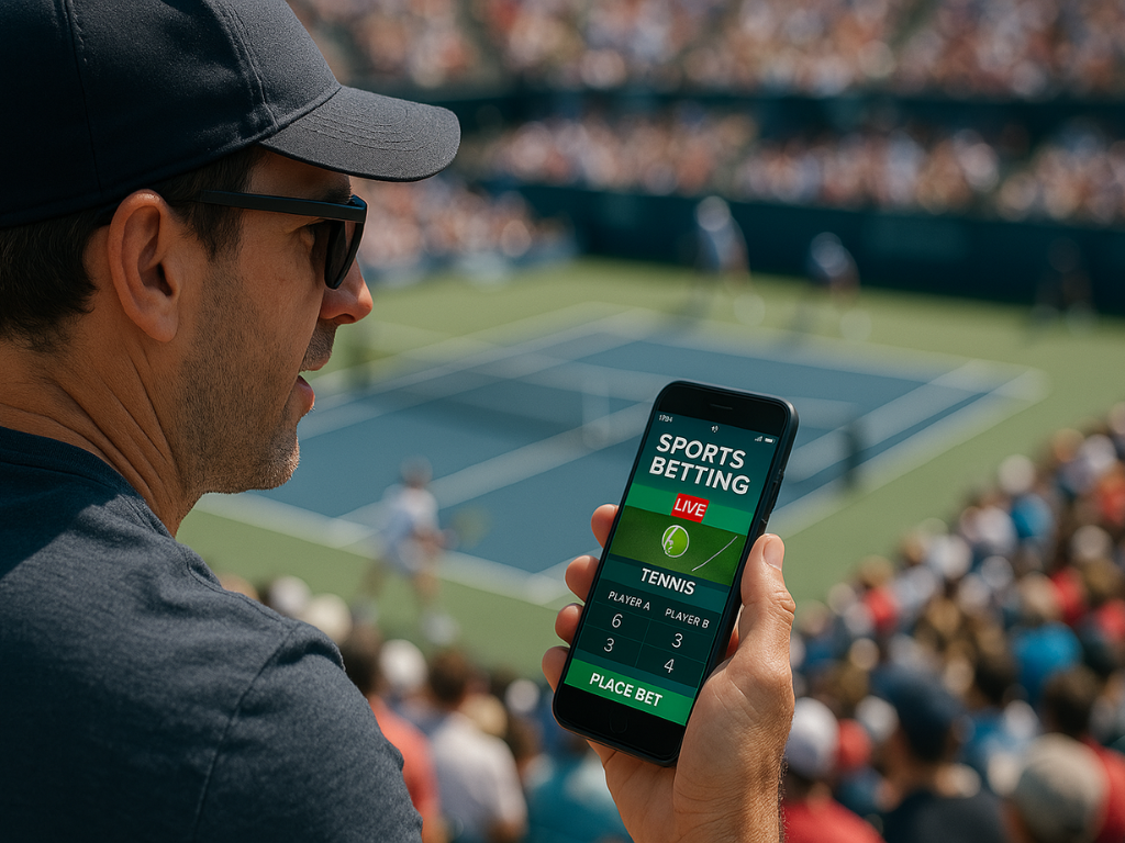 Обложување на тенис во живо